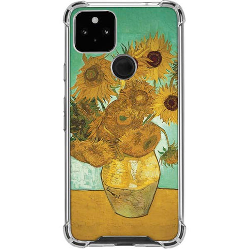 Sunflowers 1888 by Van Gogh Pixel Cases